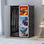 SPIDER MAN- KIDS STORAGE WARDROBE, 6- CUBES