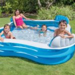 INTEX FAMILY POOL WITH BACKREST 90 INCHES