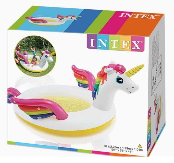 INTEX MYSTIC UNICORN SPRAY POOL