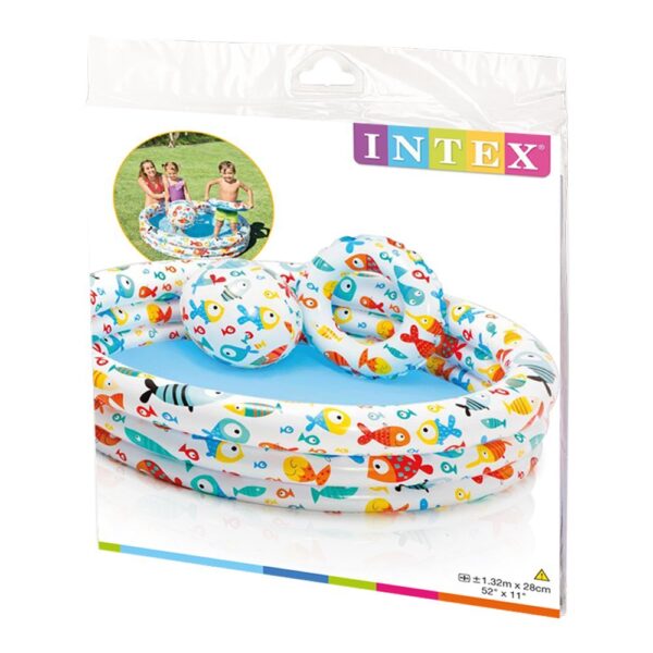 INTEX PINEAPPLE SPLASH, FISHBOWL POOL SET 52 INCHES