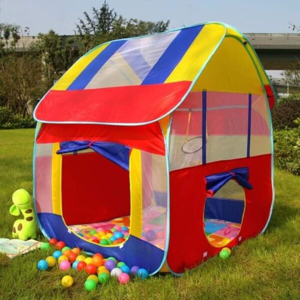 KIDS POP UP PLAY TENT HOUSE -HOUSE SHAPED
