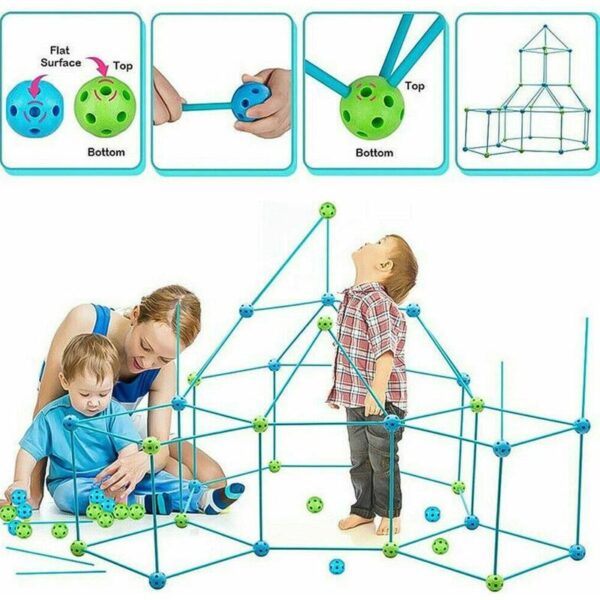 BUILD YOUR OWN 3D DEN TENT HOUSE
