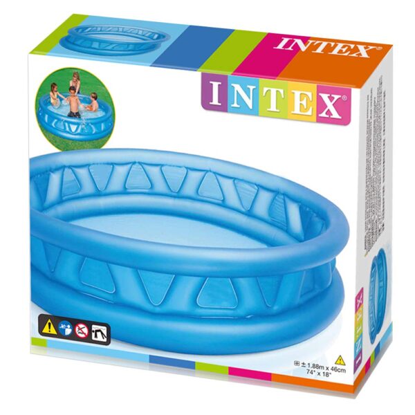 INTEX CRYSTAL BLUE SOFT SIDE POOL 74 INCHES