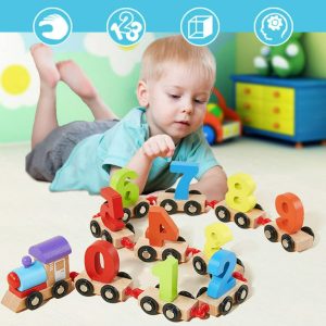 Wooden Animals Numbers(1-10) Train