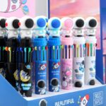 CUTE SPACEMAN 10 IN 1 MULTICOLOURED BALLPOINT PENS FOR KIDS & OFFICE USE