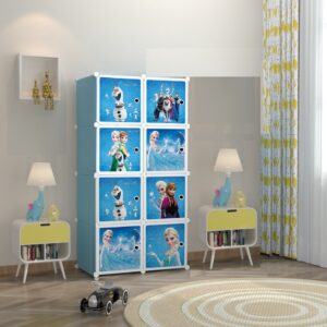 KIDS 8-CUBES STORAGE WARDROBE (FROZEN)