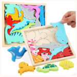 Wooden Jigsaw Puzzles (Random Designs)
