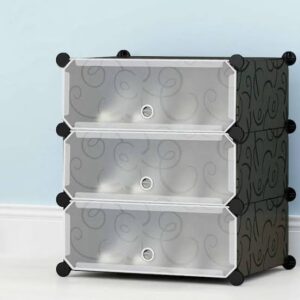 Large Shoe Racks With Doors, Shoe Organisers, Multipurpose Racks (3 Layers)