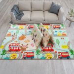 Double Sided Water Proof Baby Play Mat, Baby Crawling Mat (Random Designs)