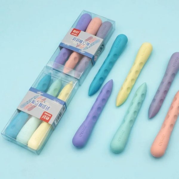 3 PCS CRAYON ERASERS