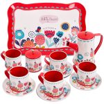 KIDS METAL TEA SET FOR LITTLE GIRLS