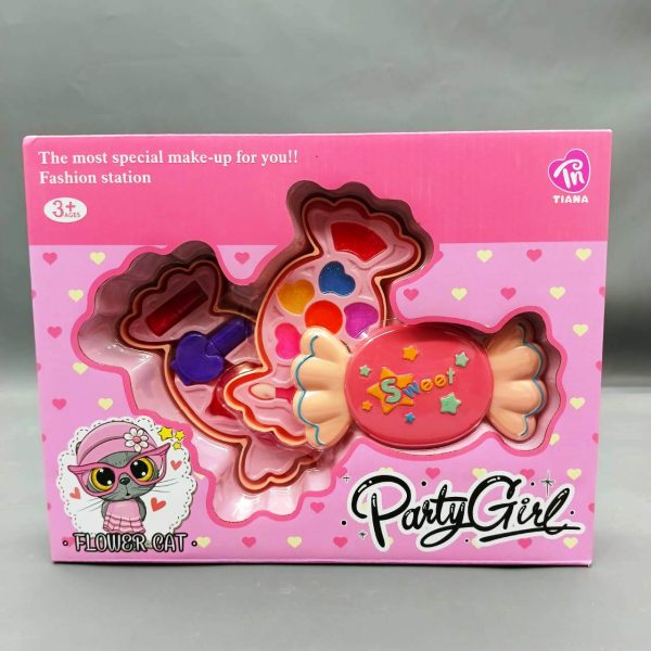 KIDS CANDY/CHOCOLATE/LOLLIPOP COSMETICS & MAKE-UP SETS (2 LAYERS)