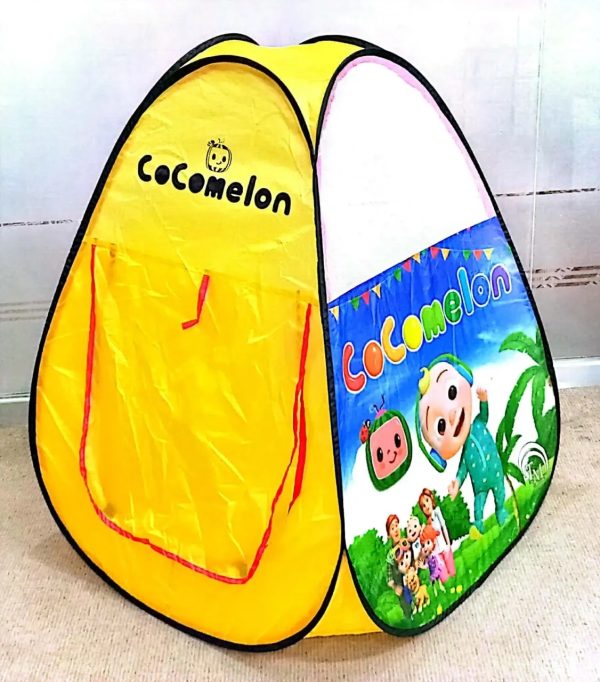KIDS PLAY TENT HOUSE WITH COLOURED BALLS(COCOMELON)