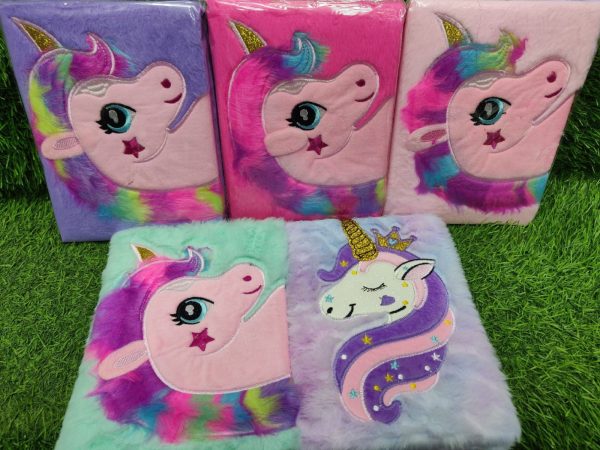 CUTE PLUSH FURRY NOTEBOOK DIARY (SMALL)