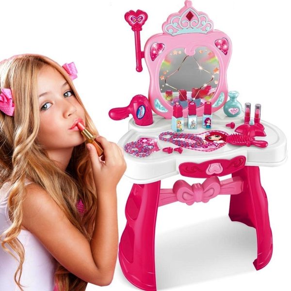 KIDS BEAUTY PLAY-SET VANITY/DRESSING TABLE