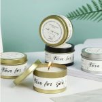 1 PC SCENTED SMOKE FREE TIN CANDLES