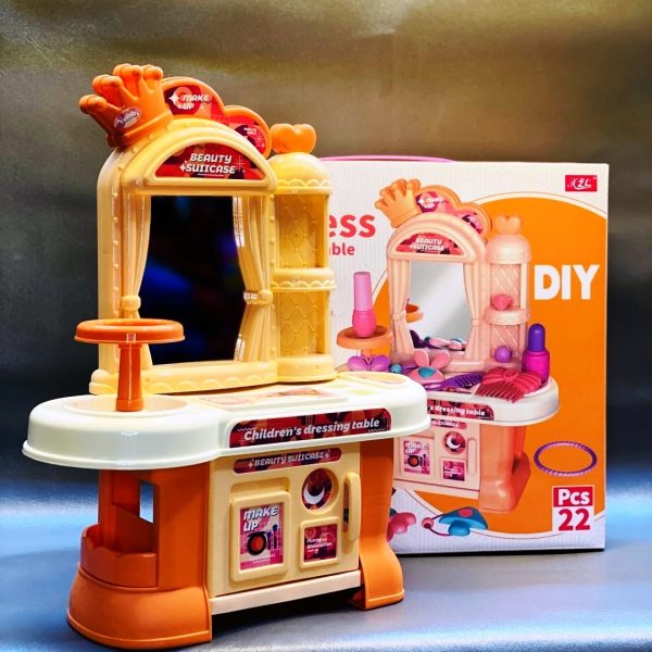 KIDS BEAUTY PLAY-SET VANITY/DRESSING TABLE
