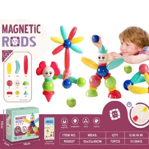 KIDS 3-D MAGNETIC BLOCKS, CONSTRUCTION BLOCKS FOR KIDS WITH STRONG MAGNETS 26 PCS