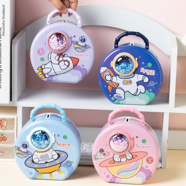 CUTE COIN BOX/MONEY BOX WITH LOCK FOR KIDS, PIGGY BANK FOR KIDS